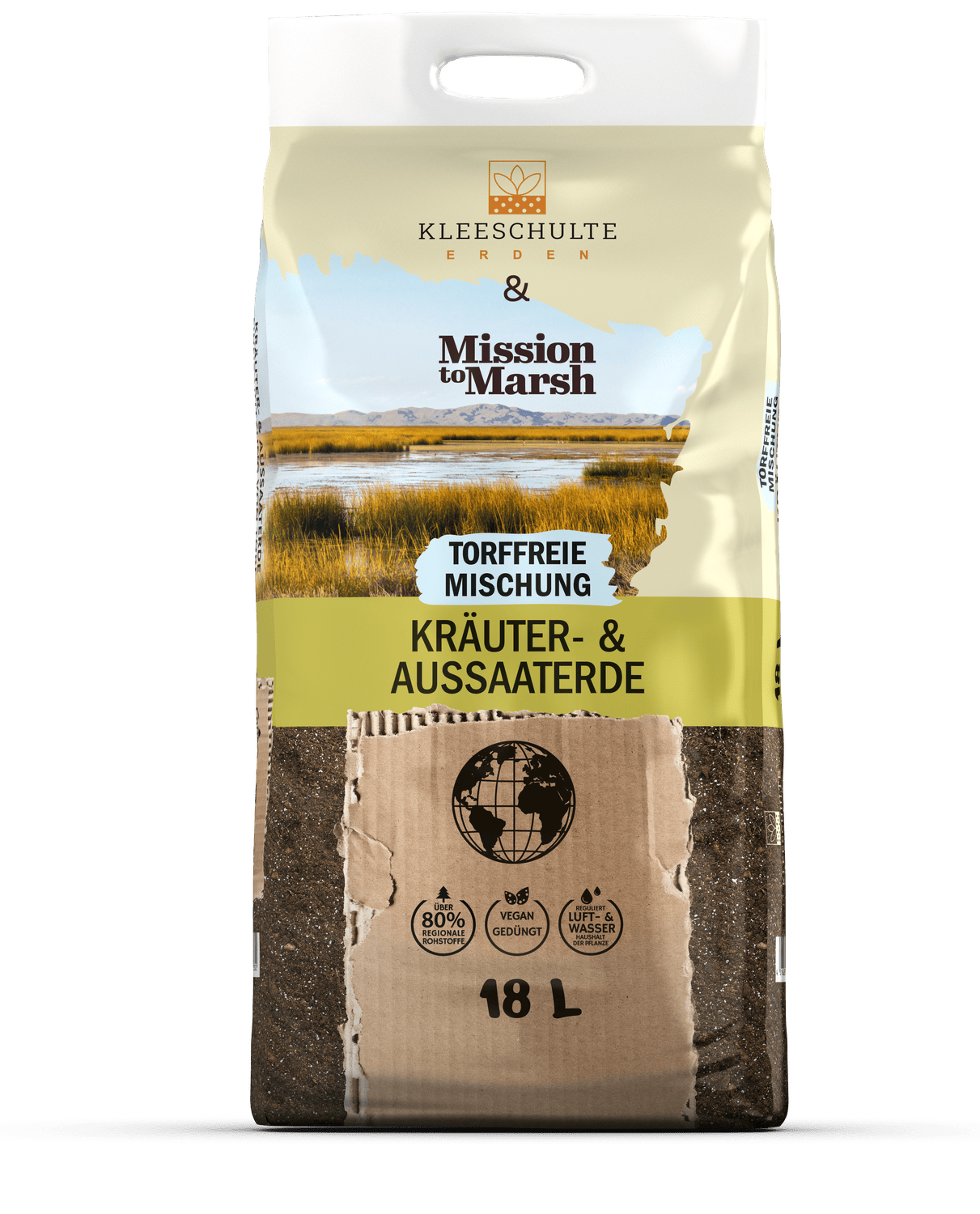 Mission to marsh torffreie kraeuter aussaaterde 18l