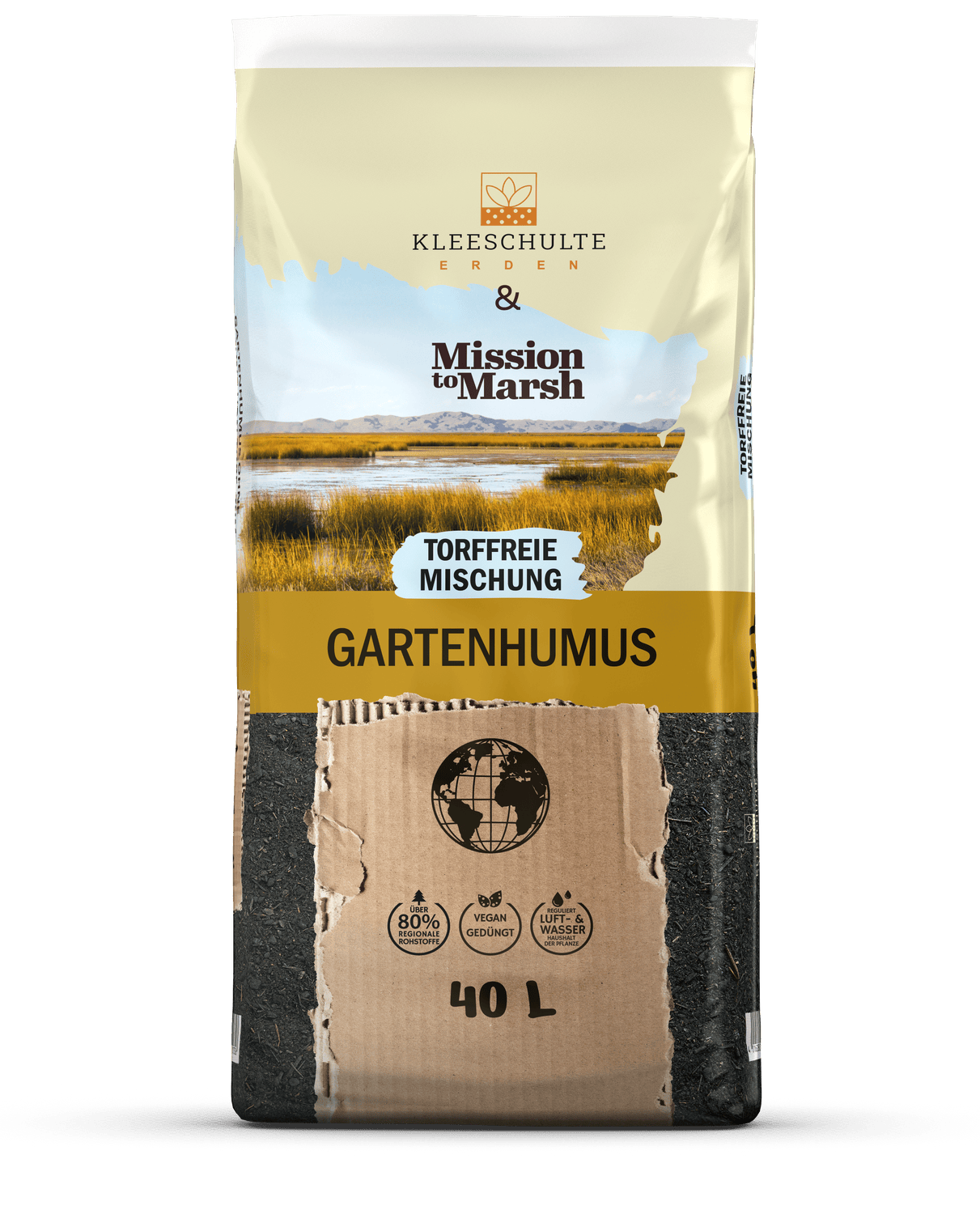 Mission to marsh torffreier gartenhumus 40l